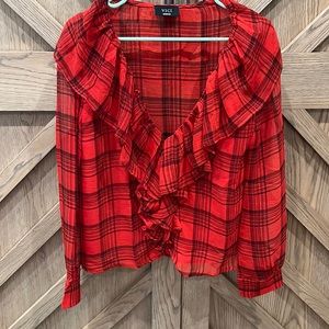 VICI Women’s Blouse Plaid